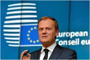 Mr Donald Tusk, President of the European Council...Europe overwhelmed!