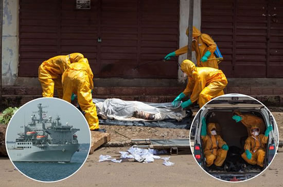 UK joins world to tackle ebola in West Africa: Photo: MoD