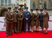 Photo: The Sun/MoD: Image shows personnel from the Defence Cultural Specialist Unit (DCSU) who were nominated for the Best Unit Award.