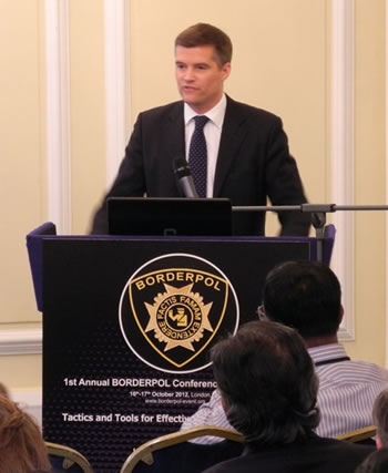 Mark Harper: UK Immigration Minister delivering his keynote speech