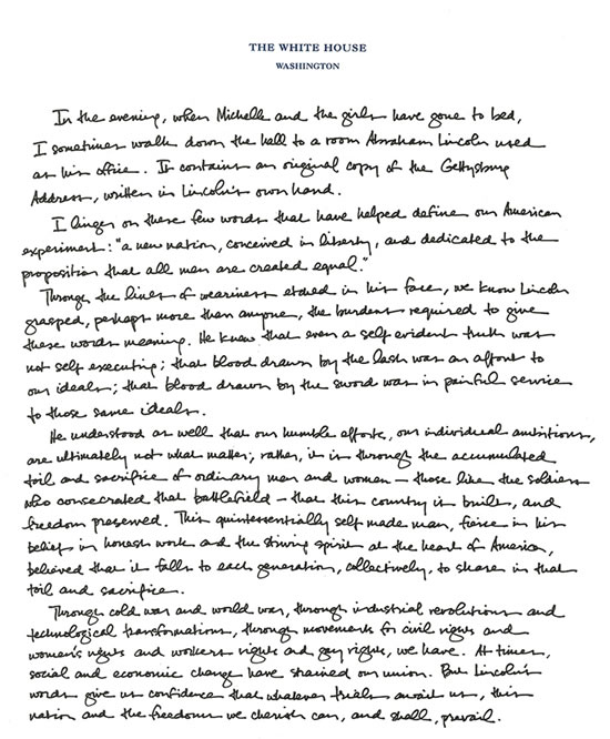 Obama letter